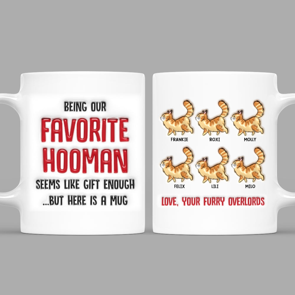 Personalized 3D Inflated Effect Ceramic Mug - Ideal Gift for Loved Ones