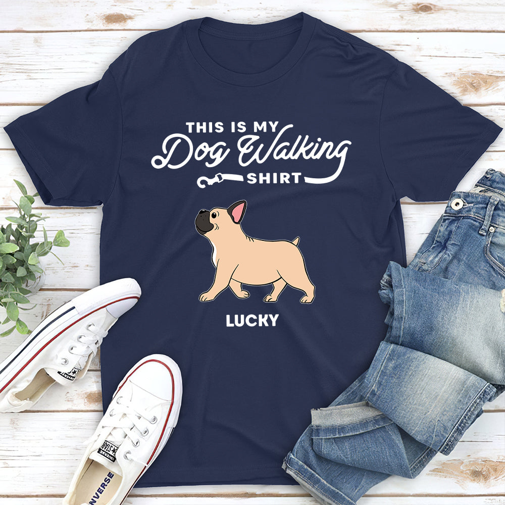 Customizable Unisex Walking T-shirt - Ideal Gift for Pet Lovers