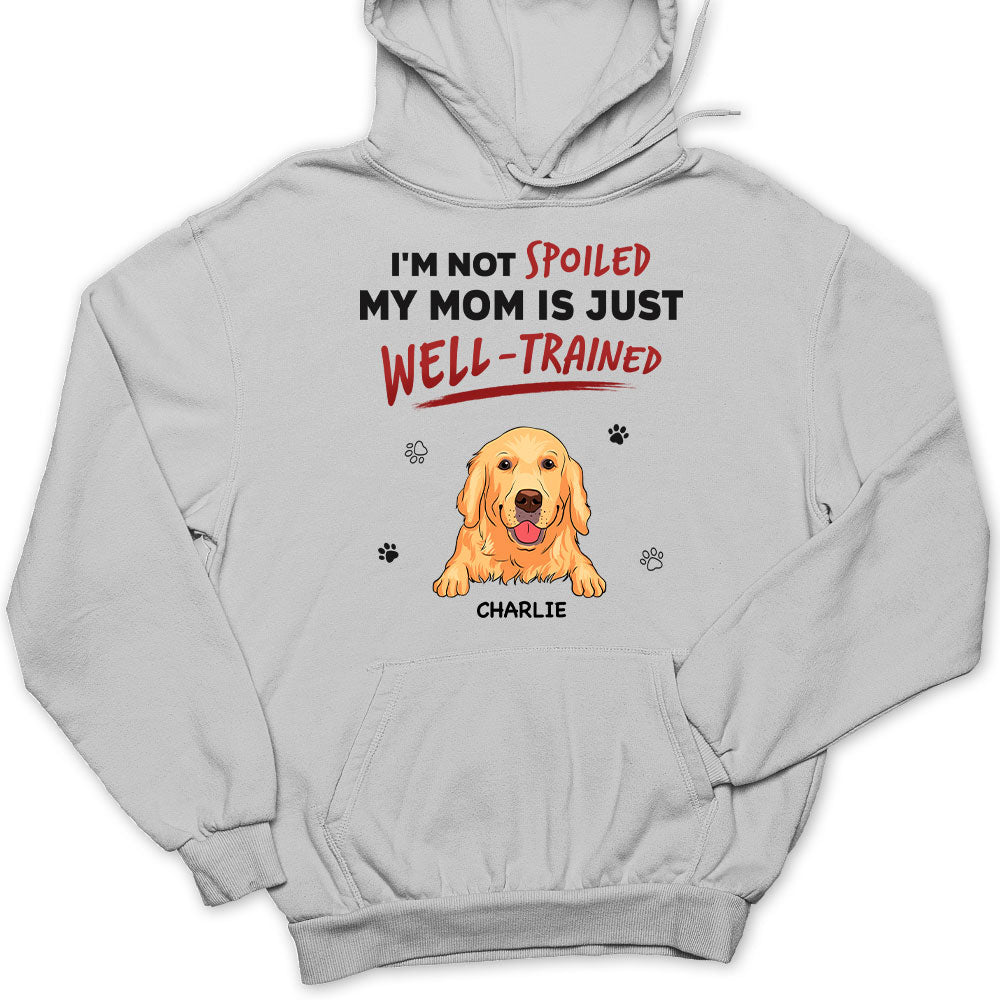 Customizable 'Our Dad Is Just Well Trained' Hoodie - Ideal Gift for Pet Lovers