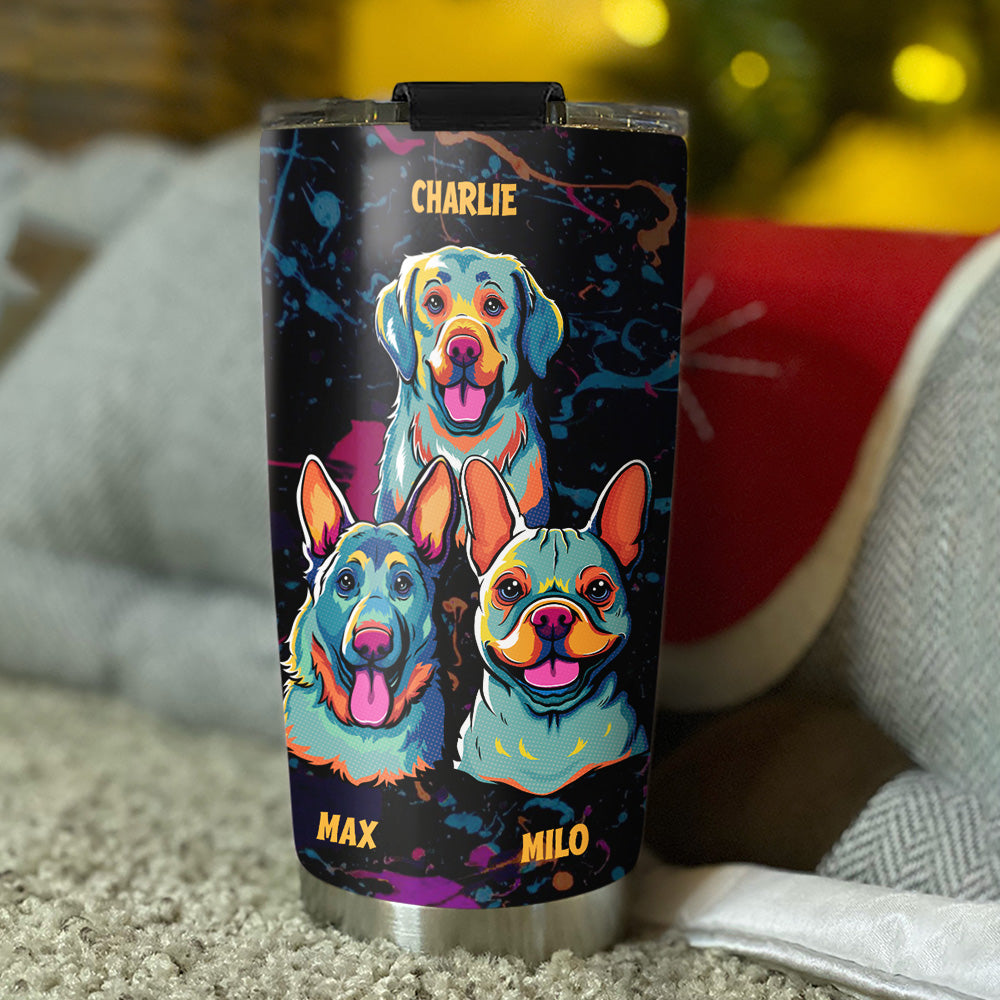 Personalized Custom Tumbler: Let Your Dog Live Like Royalty While You Work Hard