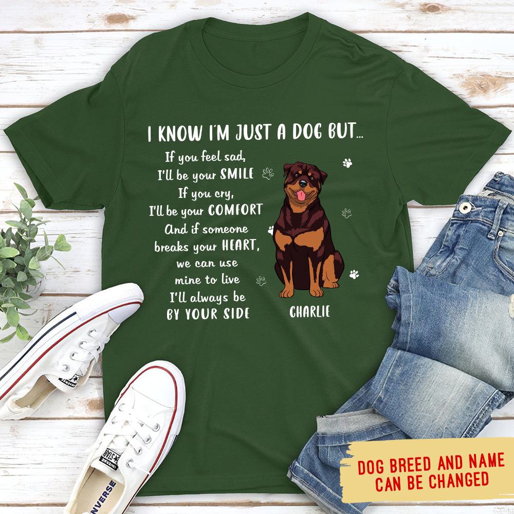 Personalized Custom Premium 'By Your Side' T-shirt for Pet Lovers