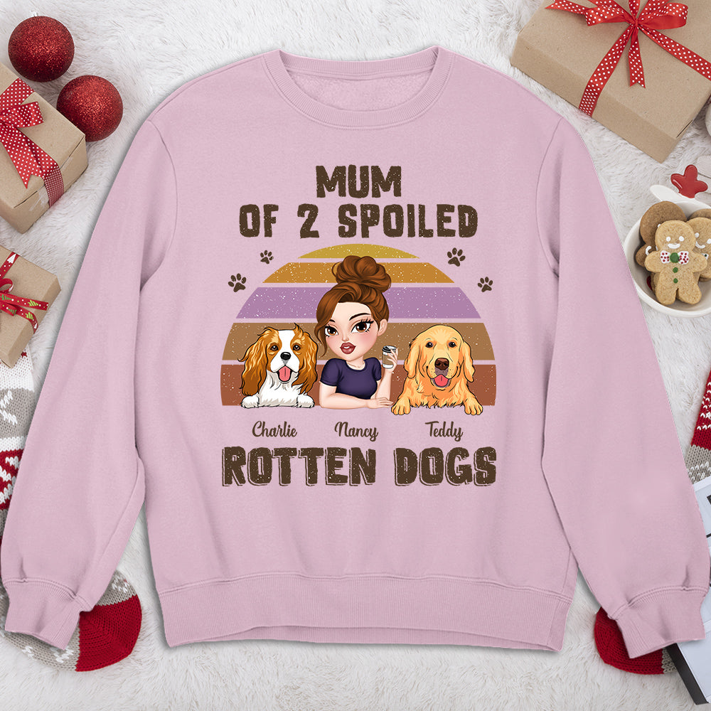 Spoiled Rotten Dogs Version 2 - Exclusive Personalized Custom Sweatshirt for Pet Lovers