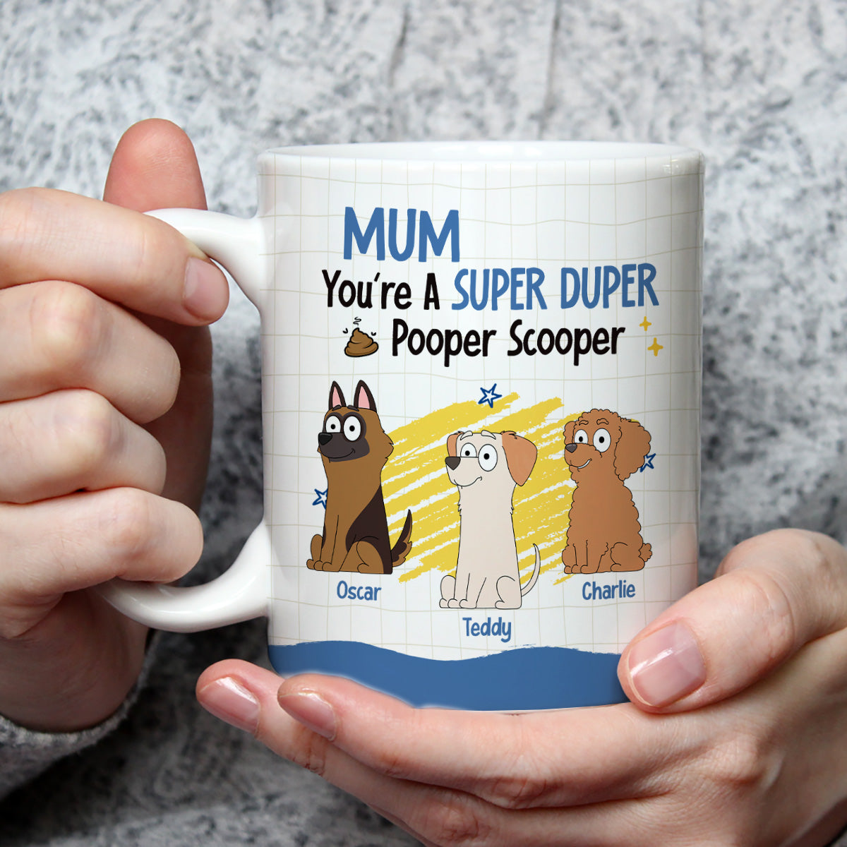 Personalized Custom Pooper Scooper - The Perfect Coffee Mug for Every Beverage