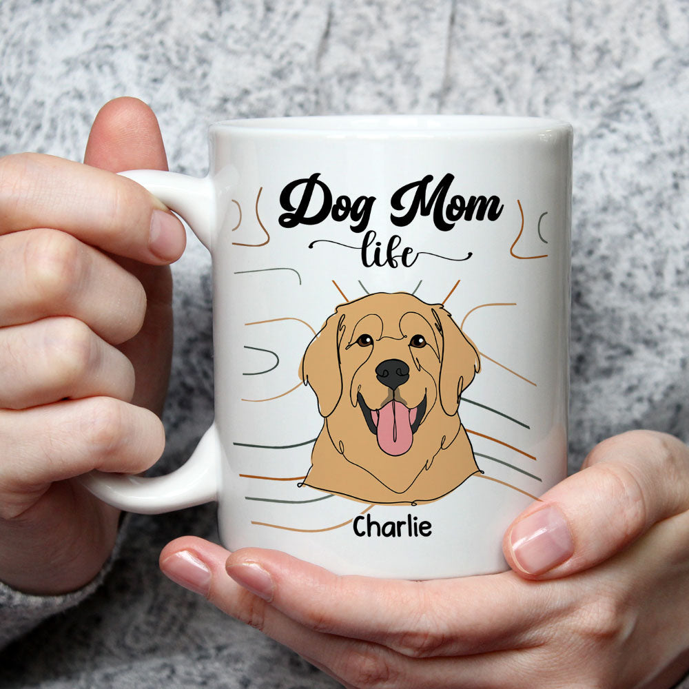 Personalized Custom Coffee Mug: My Dogs Make Life Even Better