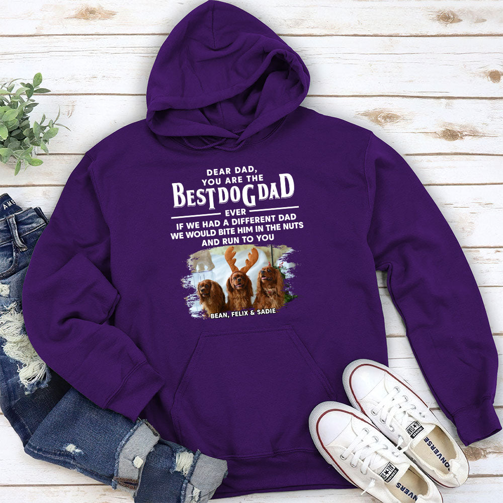 Personalized Custom Dogs Running Towards You Photo Hoodie - Ideal Gift for Pet Lovers
