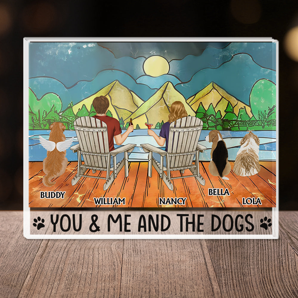 Happy Family - Exquisite Personalized Acrylic Memorial Plaque