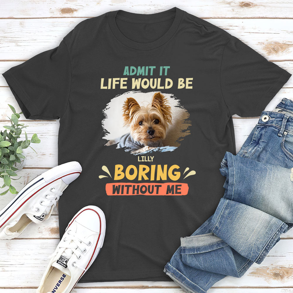Personalized Premium 'No Sleep, Fun Awaits' Dog T-shirt for Pet Lovers