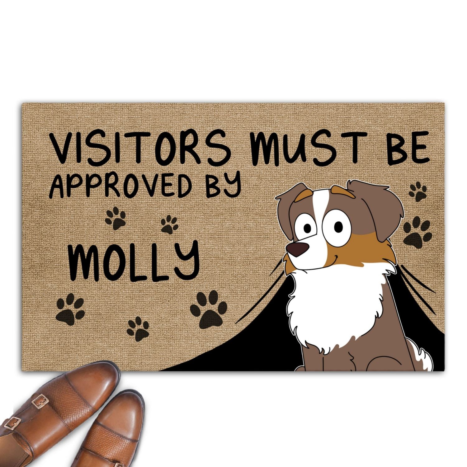 Dog-Approved Personalized Custom Doormat for Pet Lovers