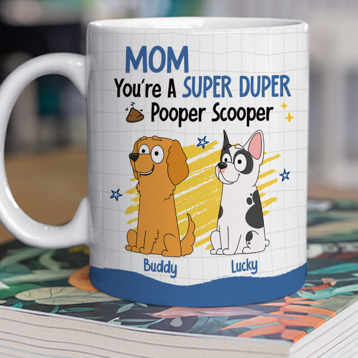 Personalized Custom Pooper Scooper - The Perfect Coffee Mug for Every Beverage