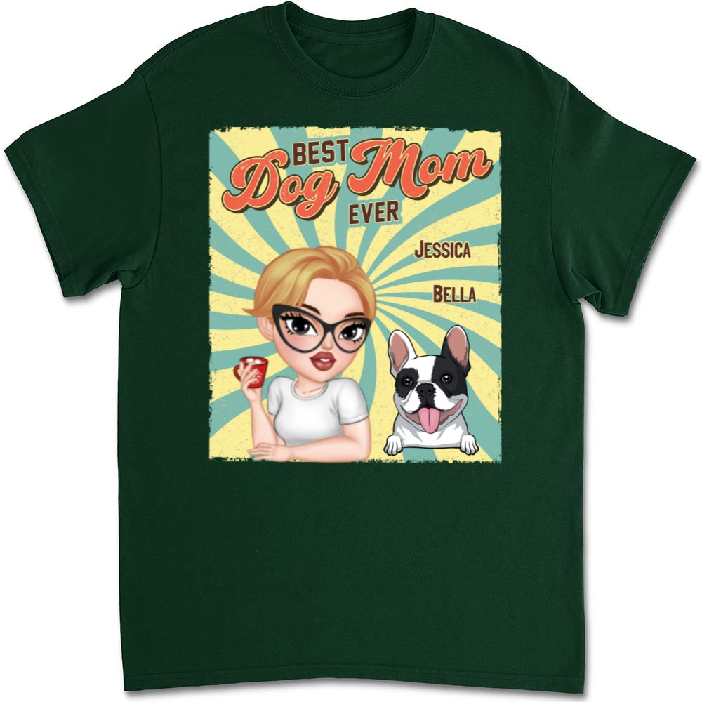 Customizable Retro Funny Dog Unisex T-shirt - Ideal Gift for Pet Lovers