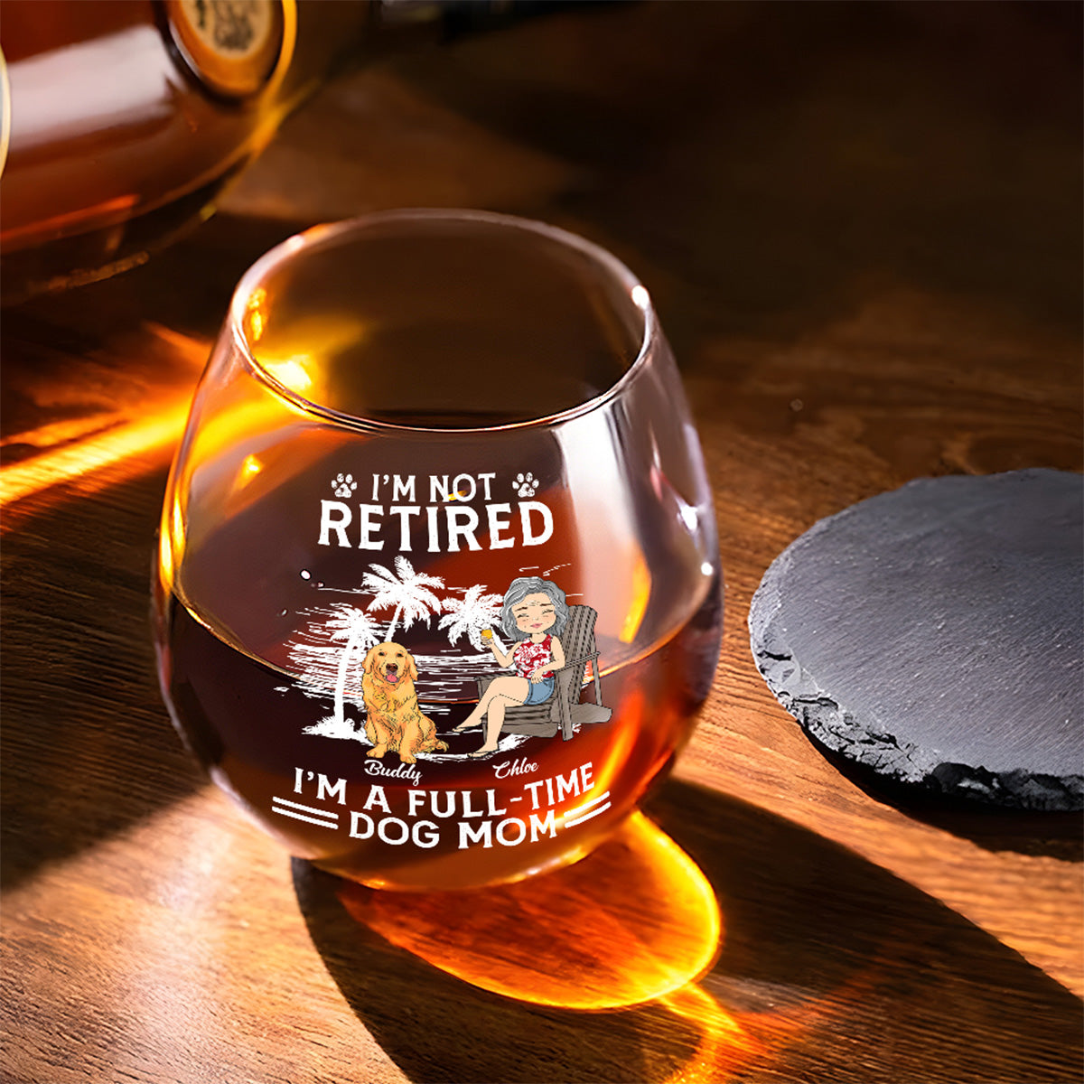 Personalized Custom Wine Glass for Special Anniversaries and Groom Gifts