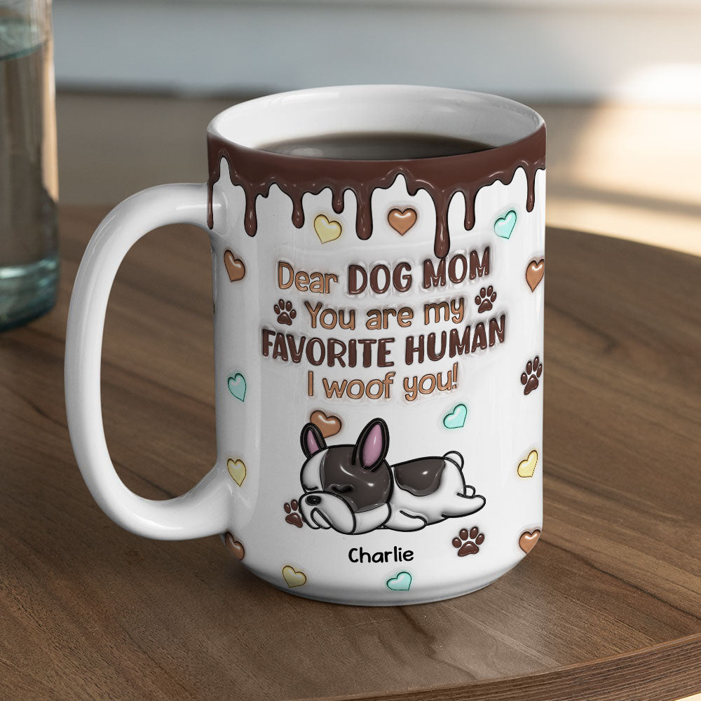 Favorite Human Version 2 - Unique Personalized 3D Inflated Effect Ceramic Mug