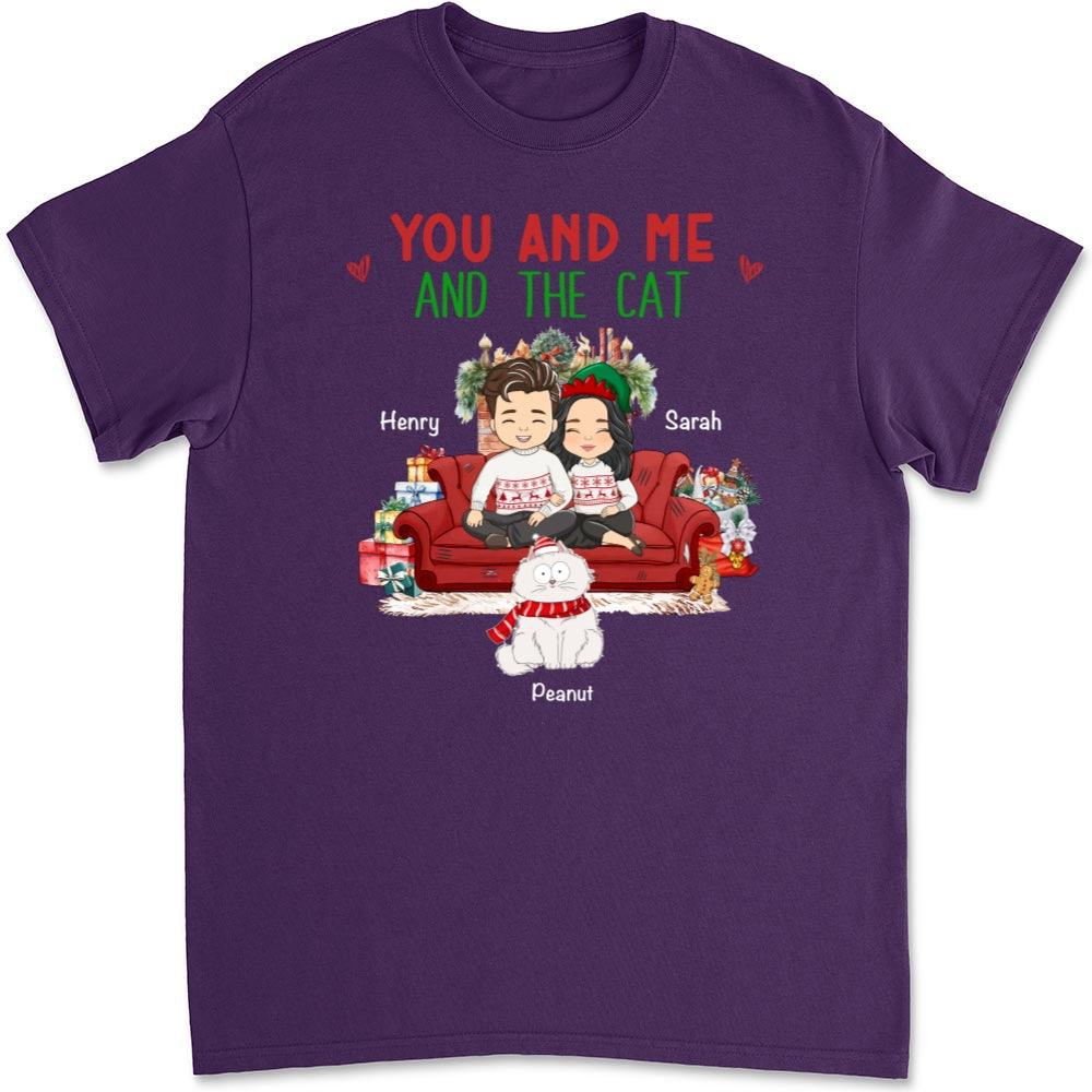 You Me Cat - Customizable Unisex Personalized T-shirt for Pet Lovers