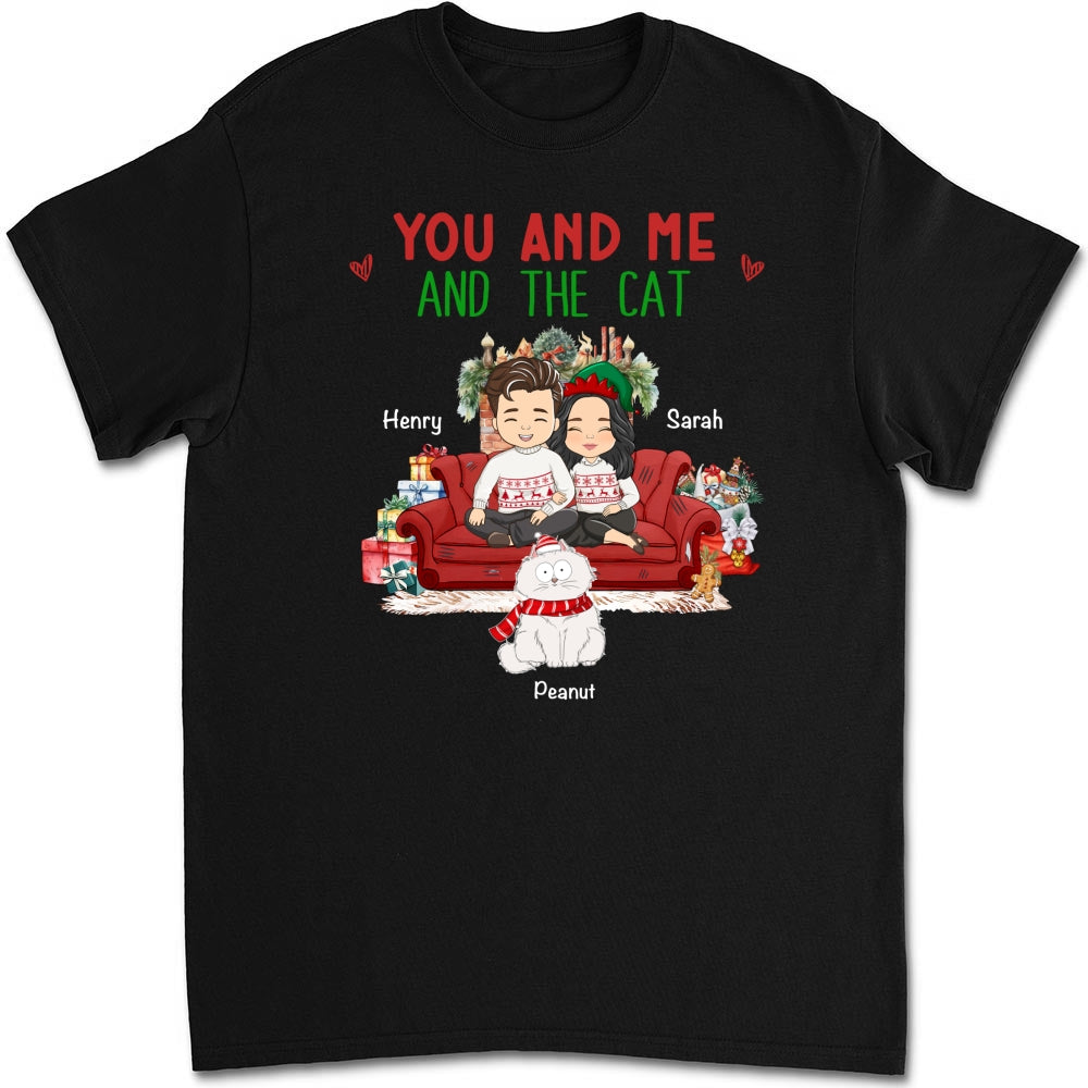 You Me Cat - Customizable Unisex Personalized T-shirt for Pet Lovers