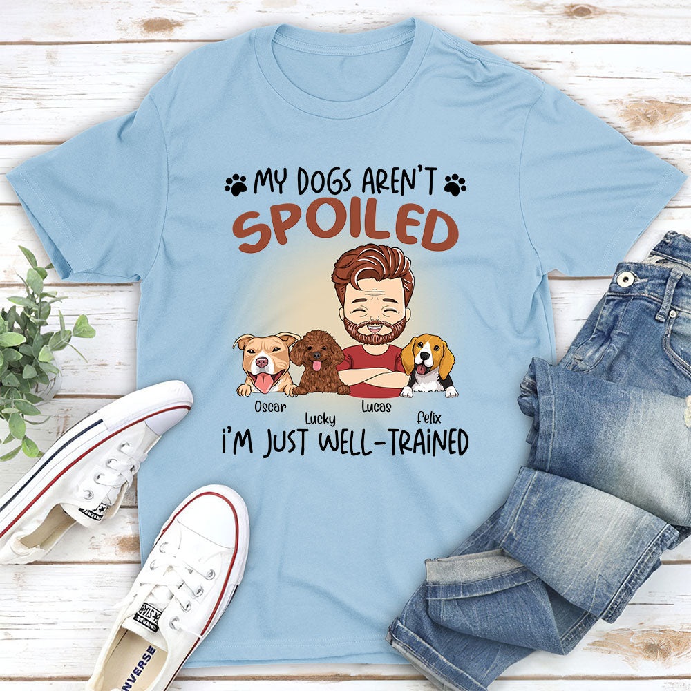 Well - Trained Owner Personalized Unisex Custom T - shirt for Pet Lovers