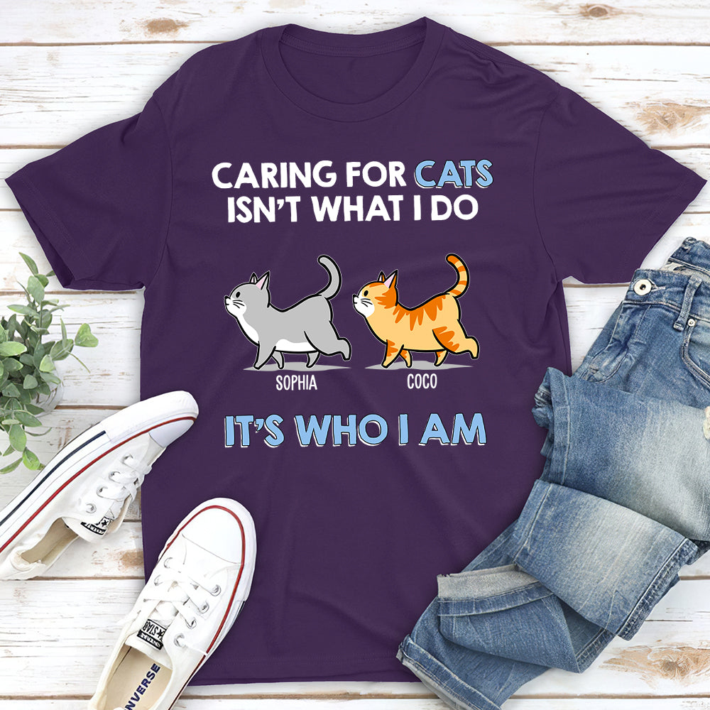 Personalized Unisex Cat - Lovers Walking Cat T - shirt for Pet Enthusiasts