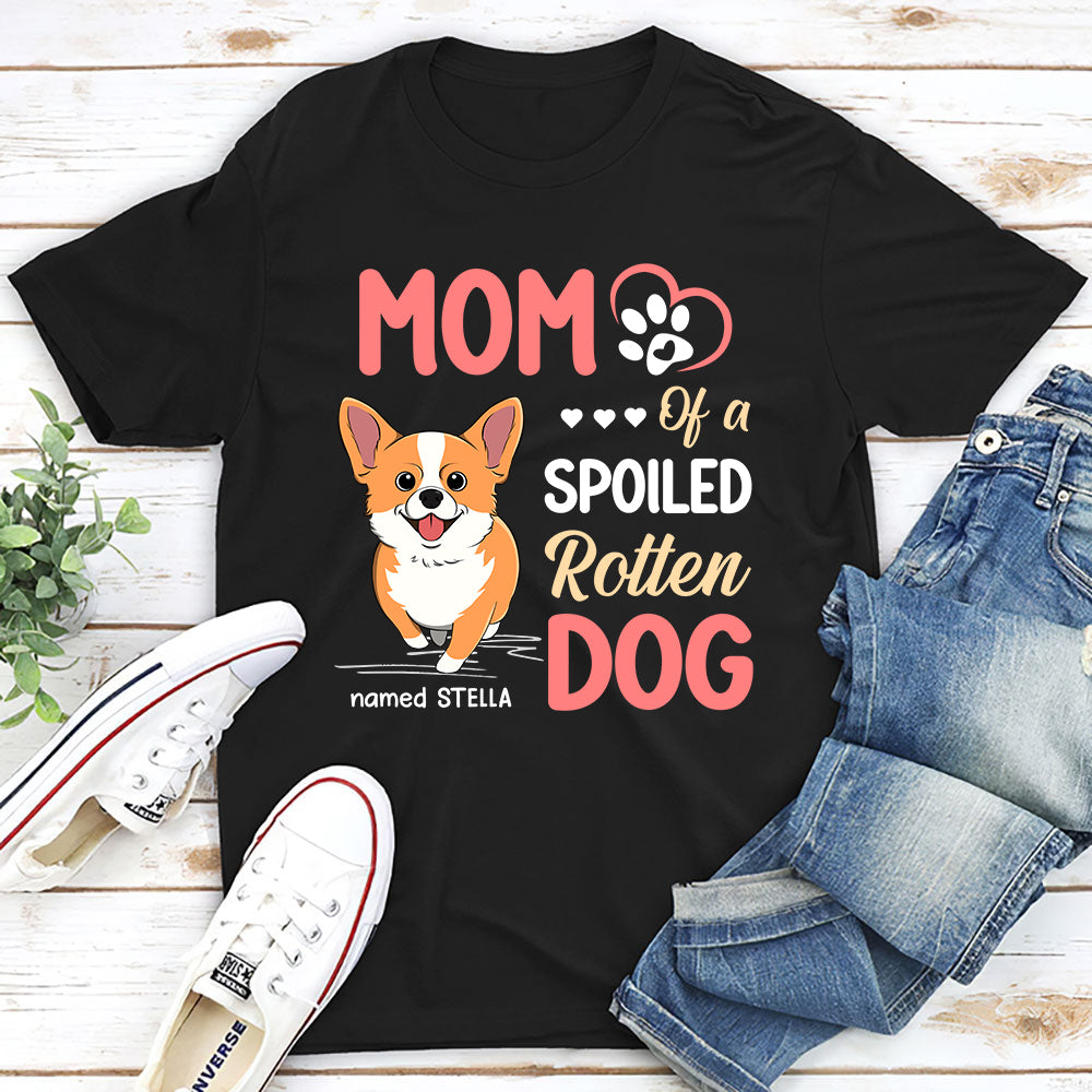 Personalized Unisex T-shirt for Proud Parents of Spoiled Dogs