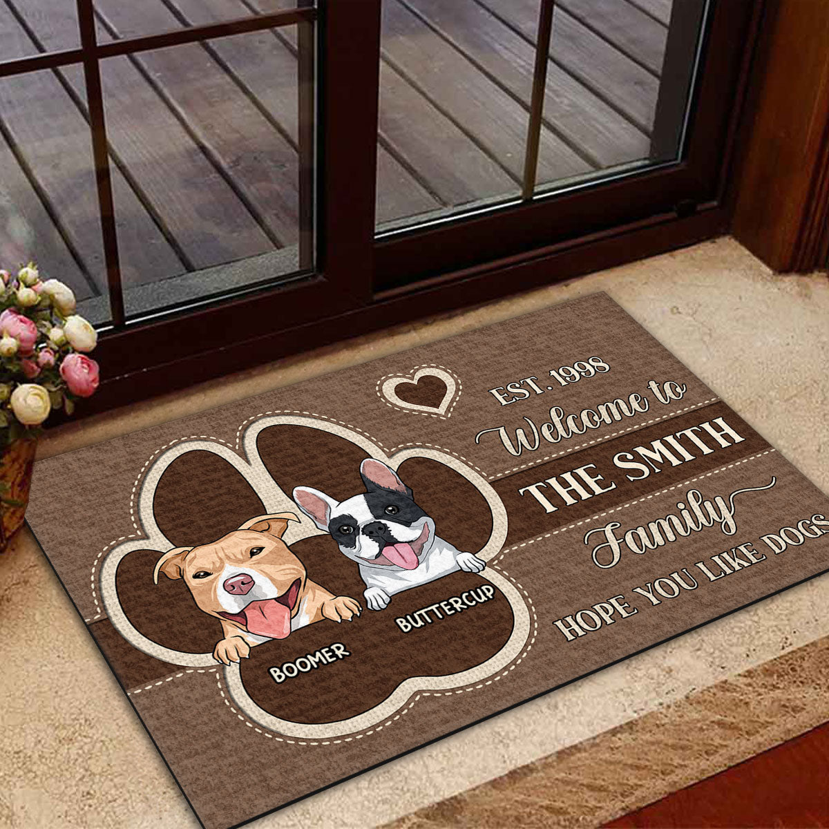 Personalized Pet Doormat - A Warm Welcome for Your Home