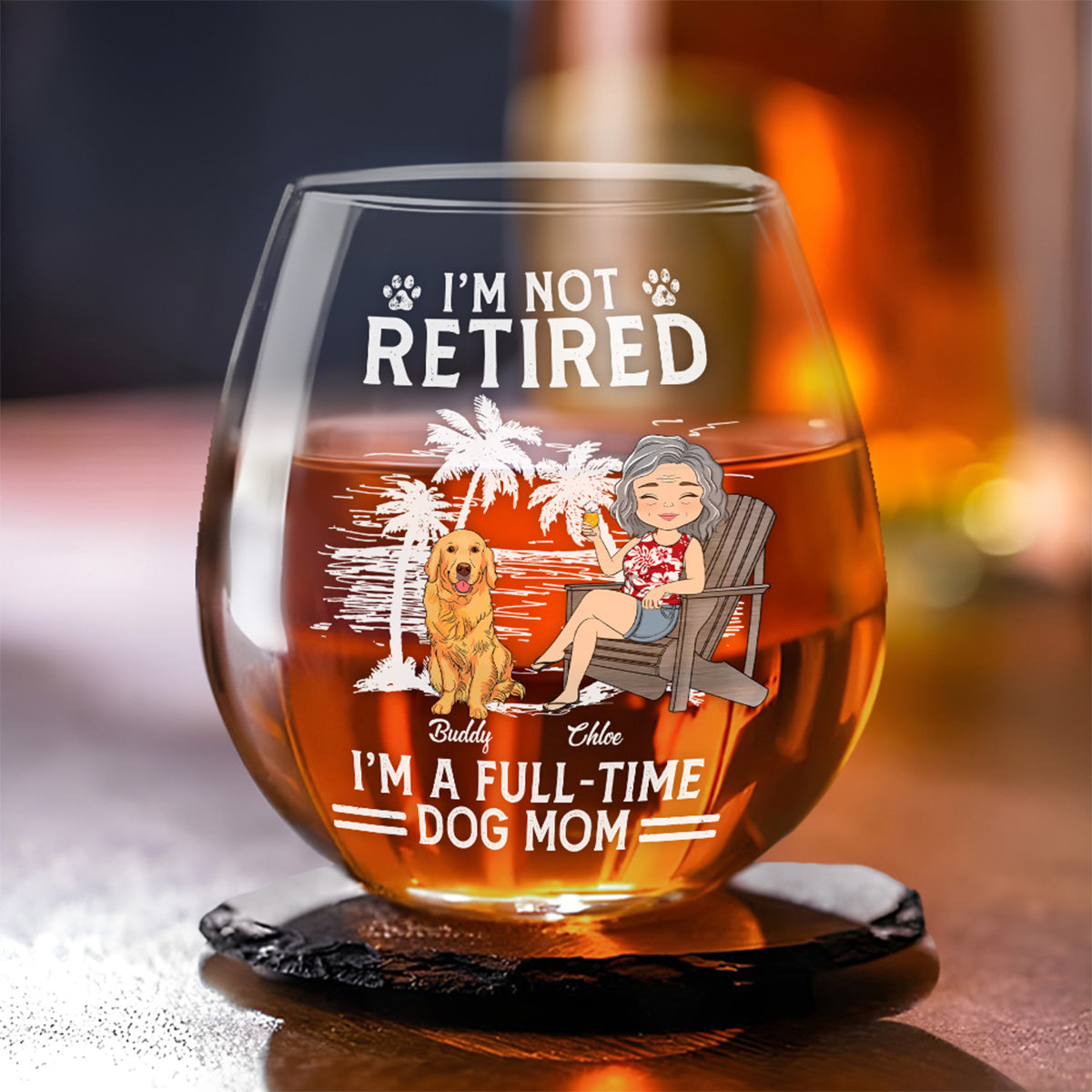Personalized Custom Wine Glass for Special Anniversaries and Groom Gifts