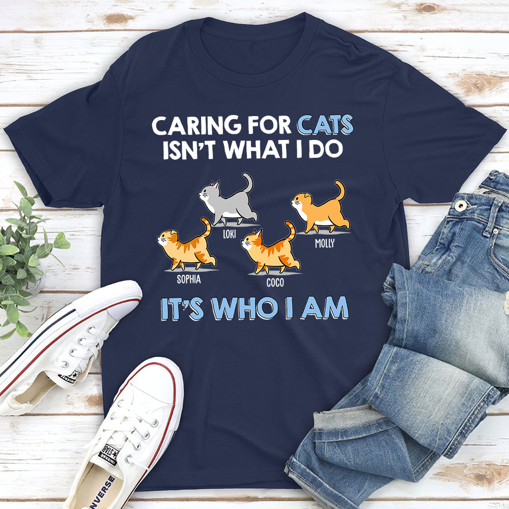 Personalized Unisex Cat - Lovers Walking Cat T - shirt for Pet Enthusiasts