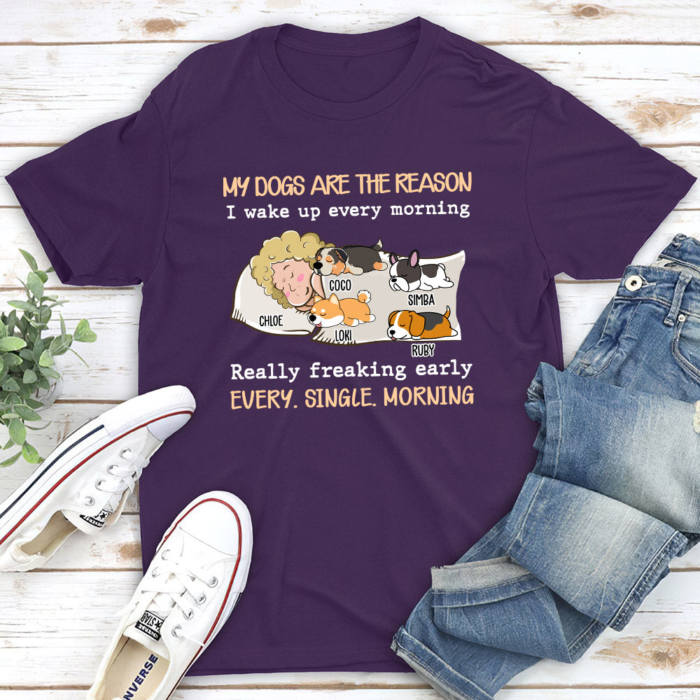 Personalized Custom 'My Pet Is The Reason' Premium T-shirt - Ideal Gift for Pet Lovers