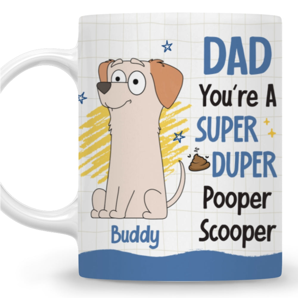Personalized Custom Pooper Scooper - The Perfect Coffee Mug for Every Beverage