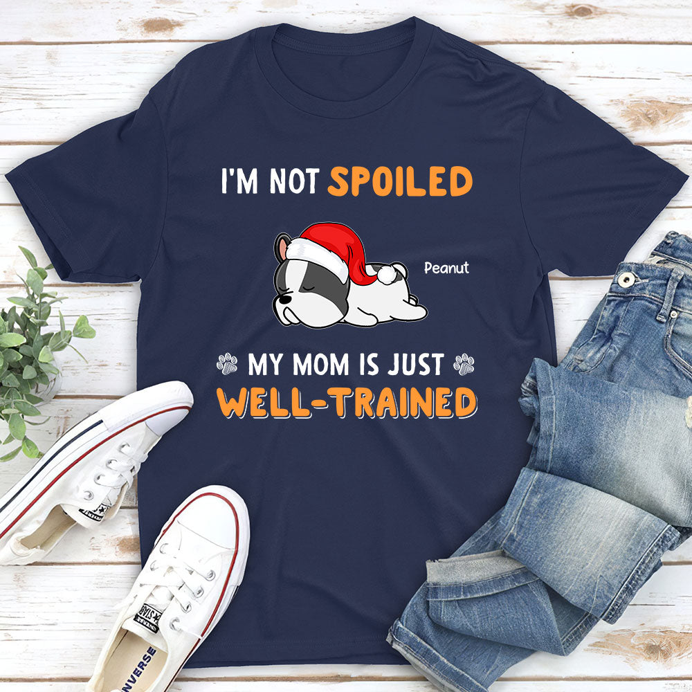 Personalized Unisex 'Our Dad Is Well-Trained' T-Shirt - Ideal Gift for Pet Lovers