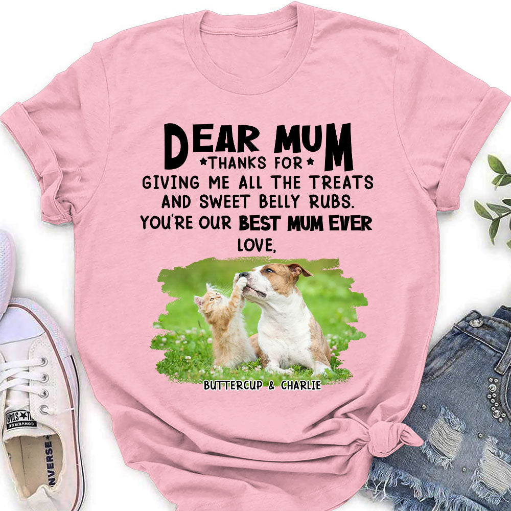 All The Treats 2 - Customizable Personalized Women's Pet Lover T-shirt