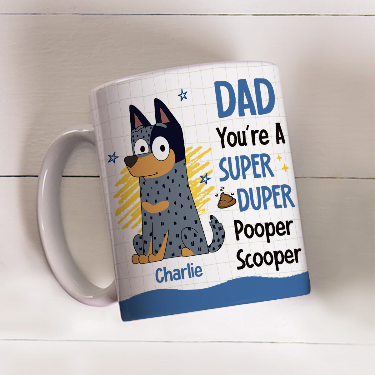 Personalized Custom Pooper Scooper - The Perfect Coffee Mug for Every Beverage