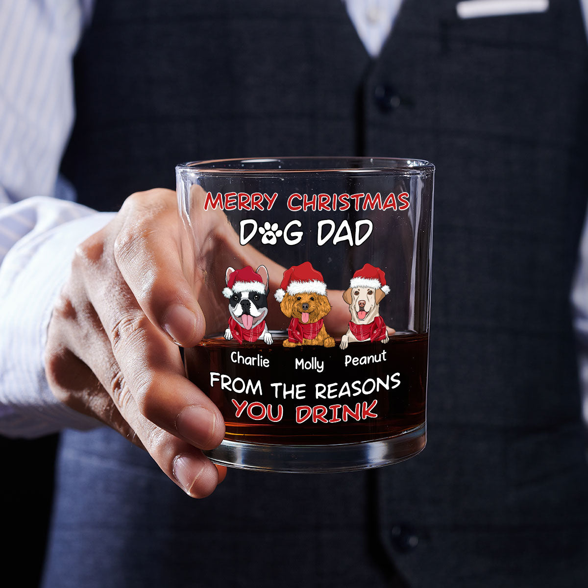Personalized Custom Whiskey Glass: Ideal for Anniversaries and Groom Gifts