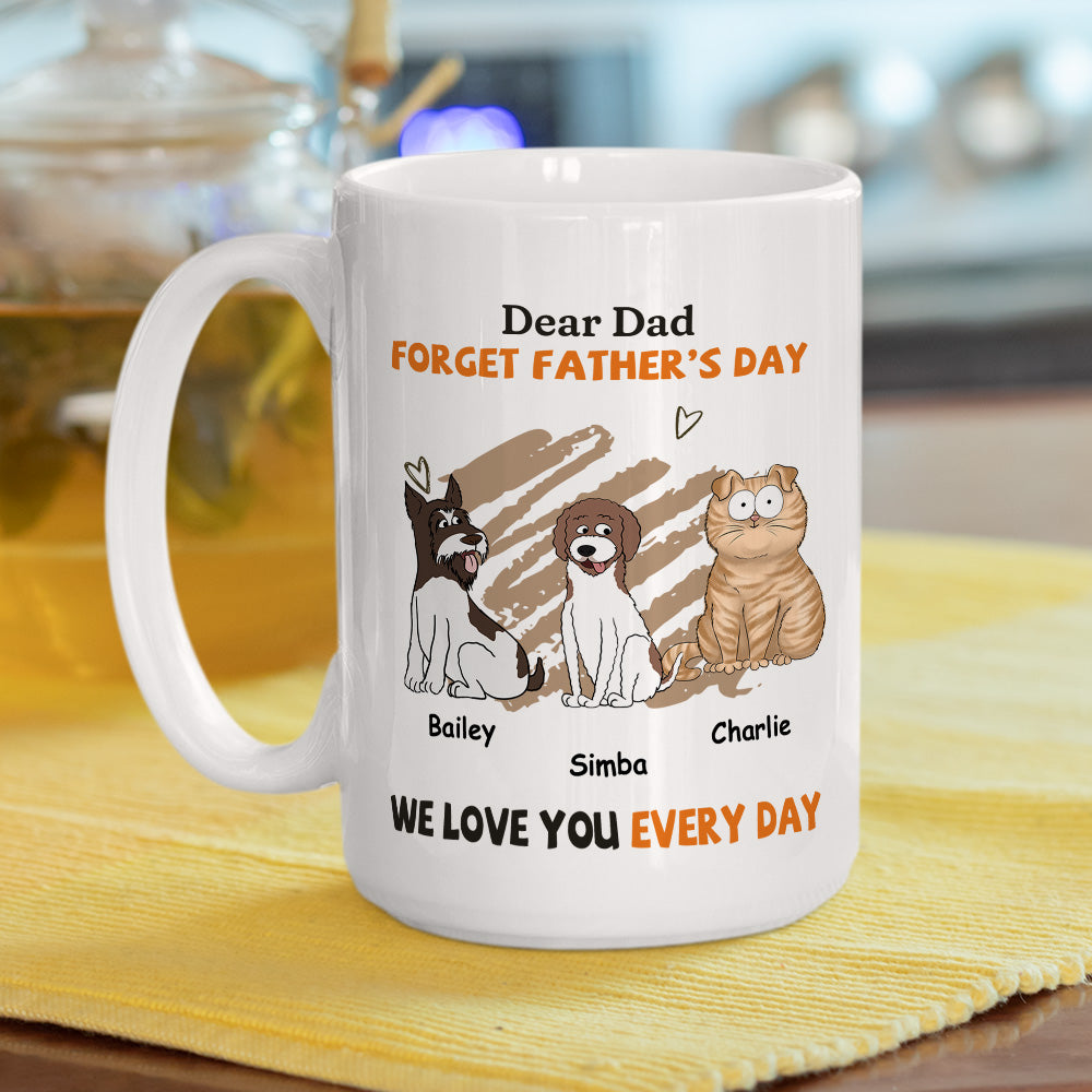 Daily Love - Personalized Custom Coffee Mug for Pet Lovers