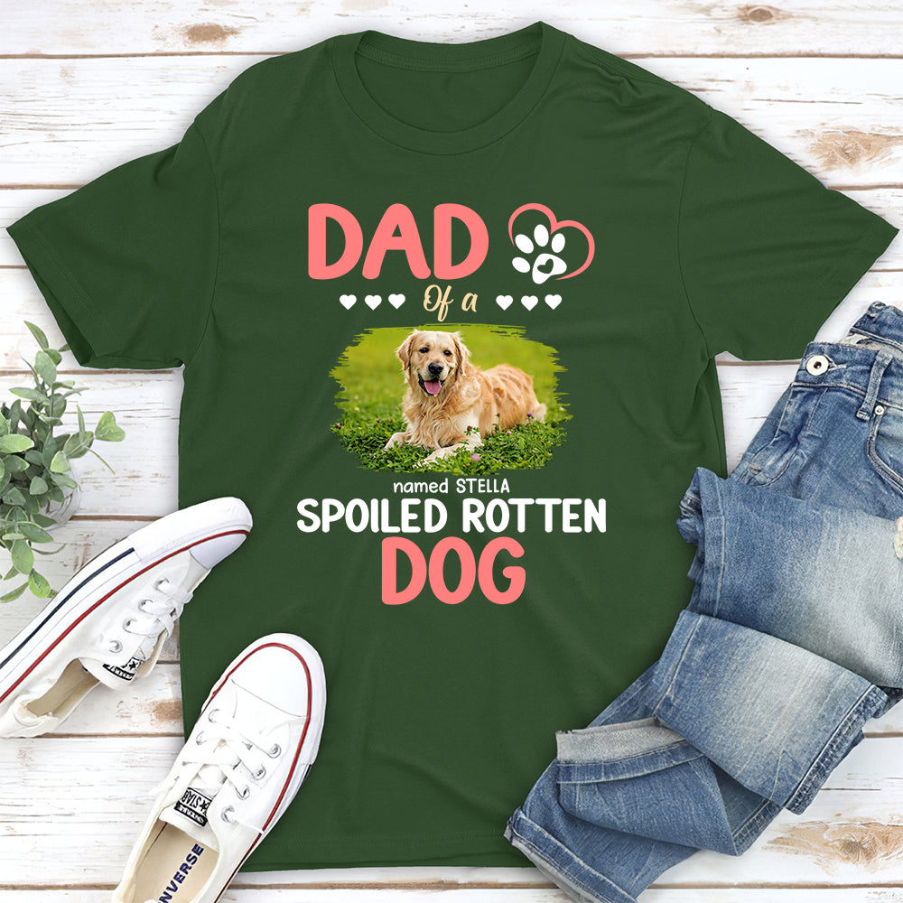 Personalized Unisex T-shirt for Proud Parents of Spoiled Dogs