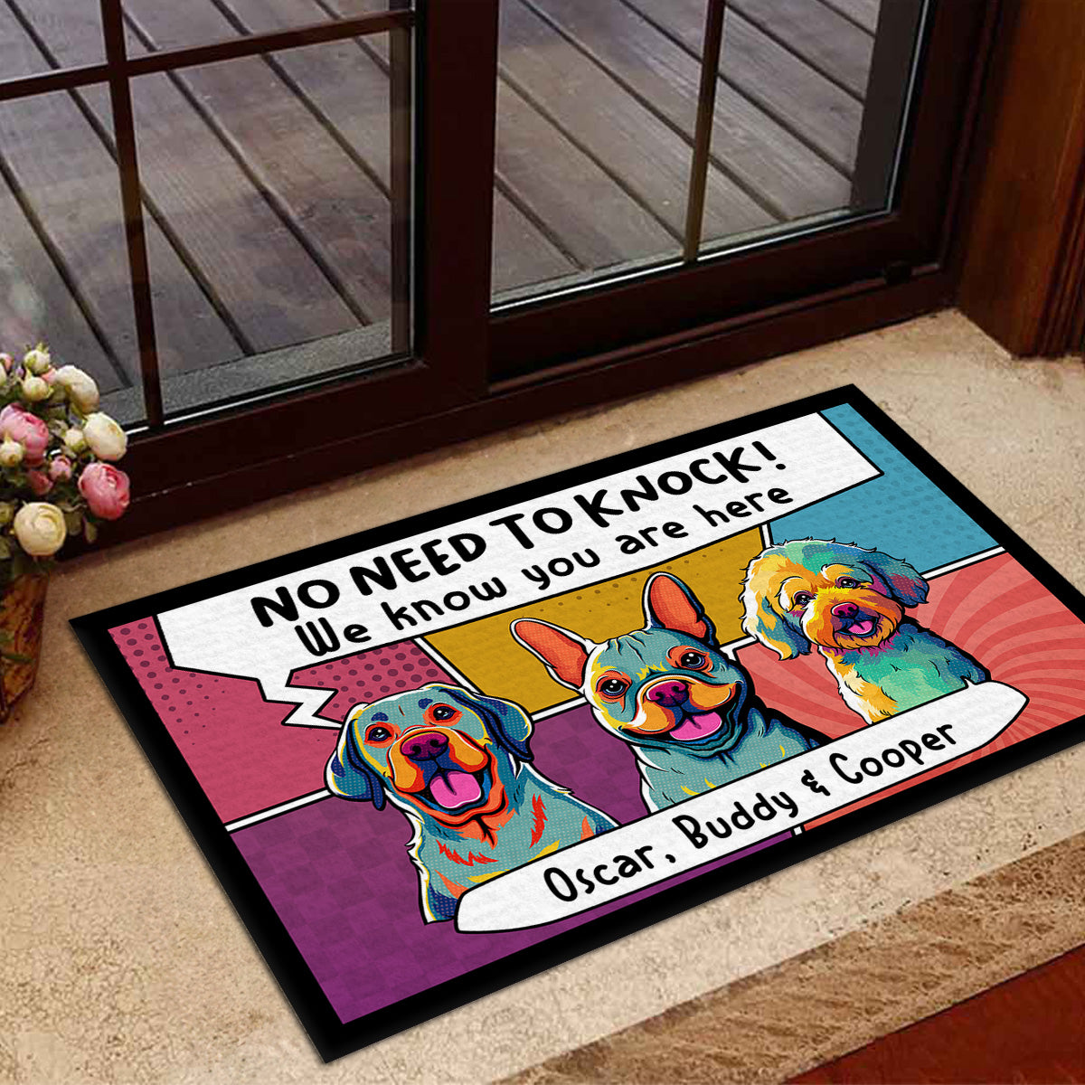 Personalized Pet Photo Doormat - A Warm Welcome for Pet Lovers