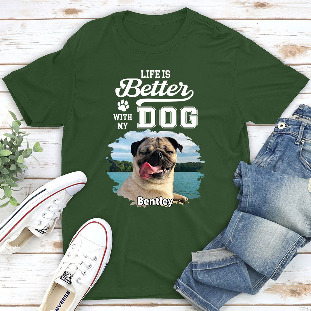 Personalized Unisex Dog Lover T-shirt - Enhance Your Bond with Dogs