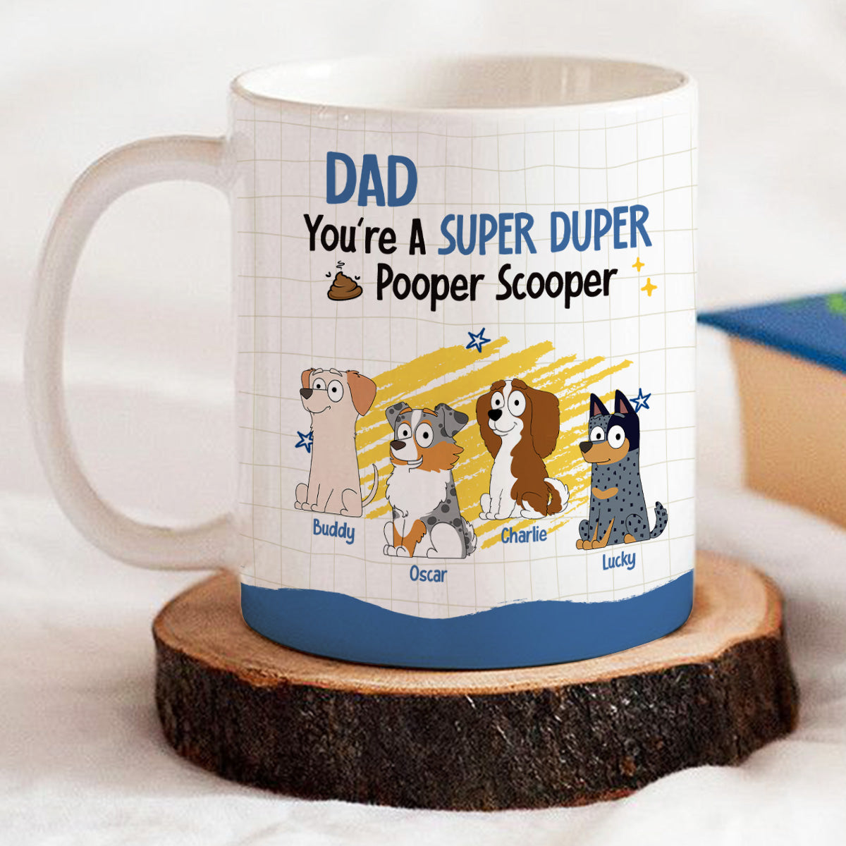 Personalized Custom Pooper Scooper - The Perfect Coffee Mug for Every Beverage