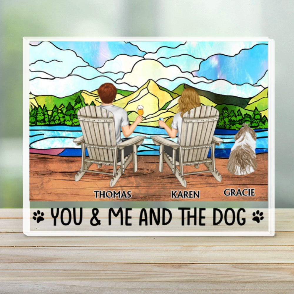 Happy Family - Exquisite Personalized Acrylic Memorial Plaque