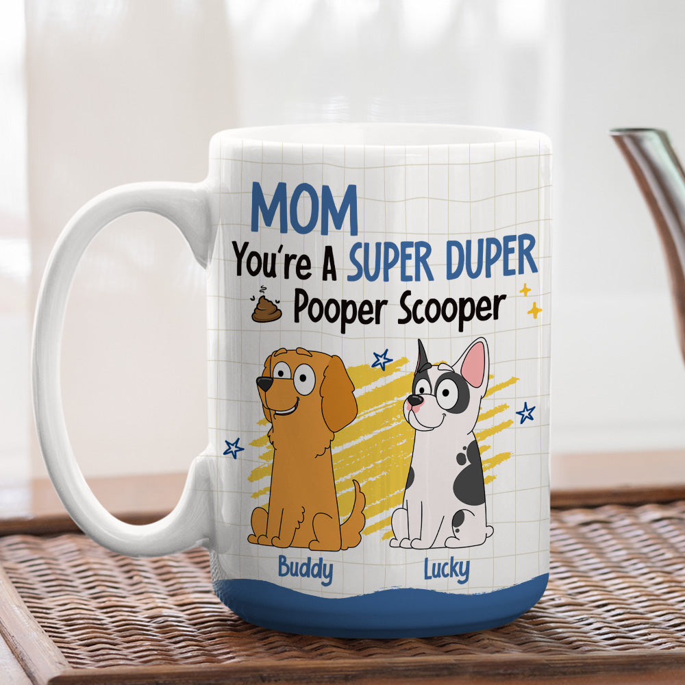 Personalized Custom Pooper Scooper - The Perfect Coffee Mug for Every Beverage