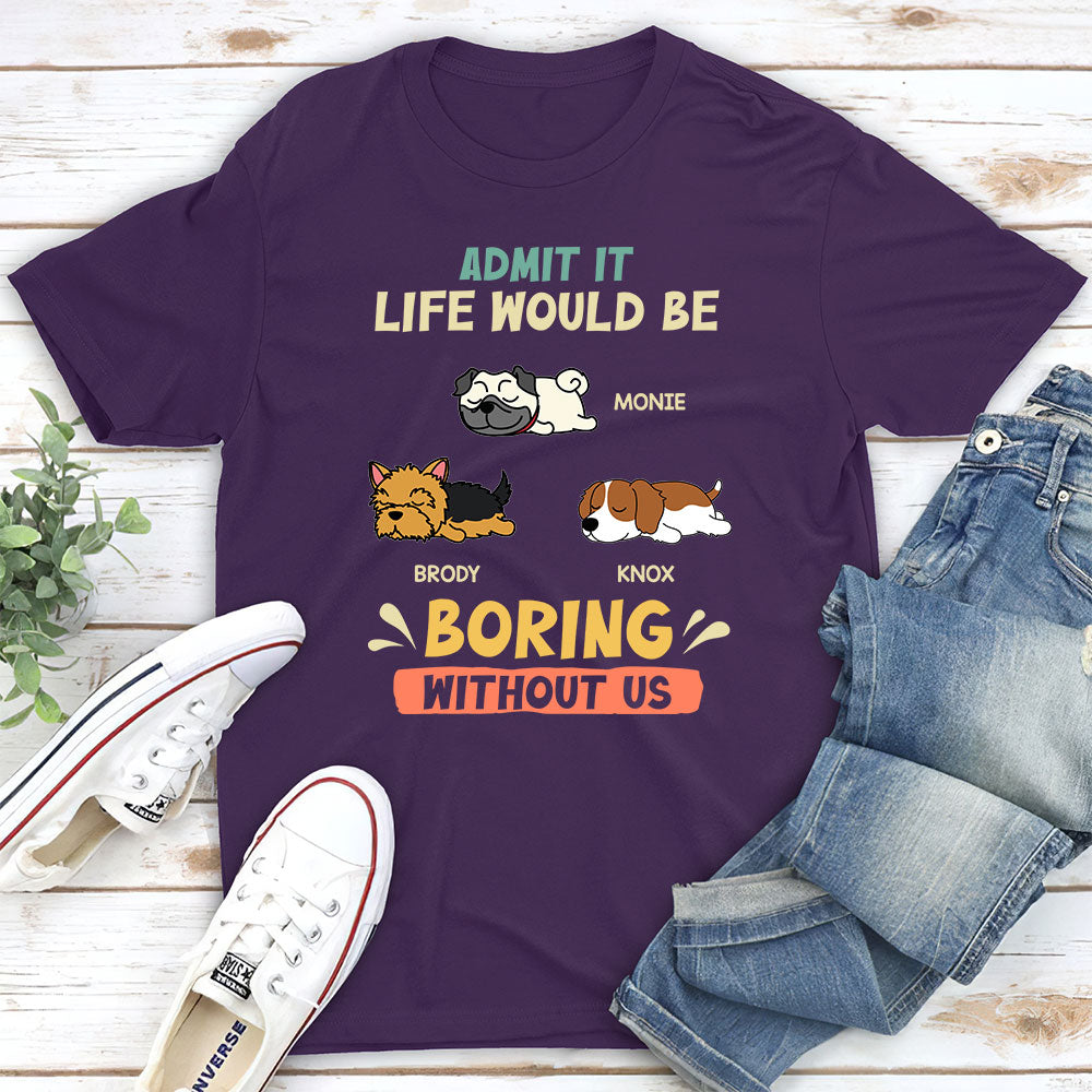 Personalized Premium 'No Sleep, Fun Awaits' Dog T-shirt for Pet Lovers