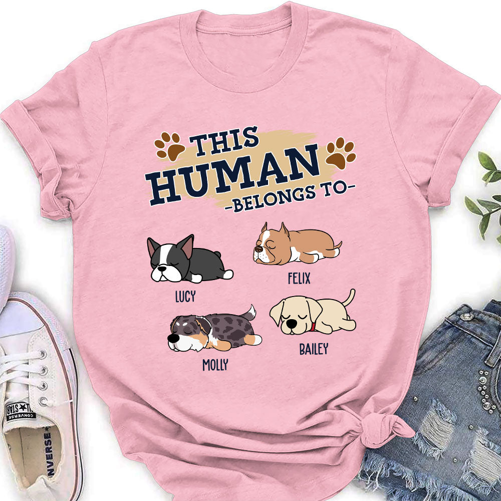 This Human Version 2 - Customizable Personalized Women's Pet Lover T-shirt
