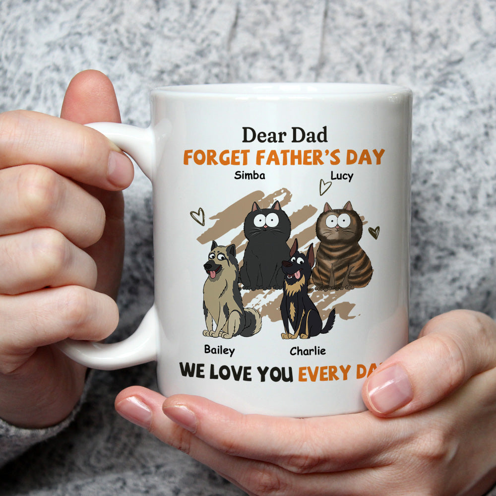 Daily Love - Personalized Custom Coffee Mug for Pet Lovers