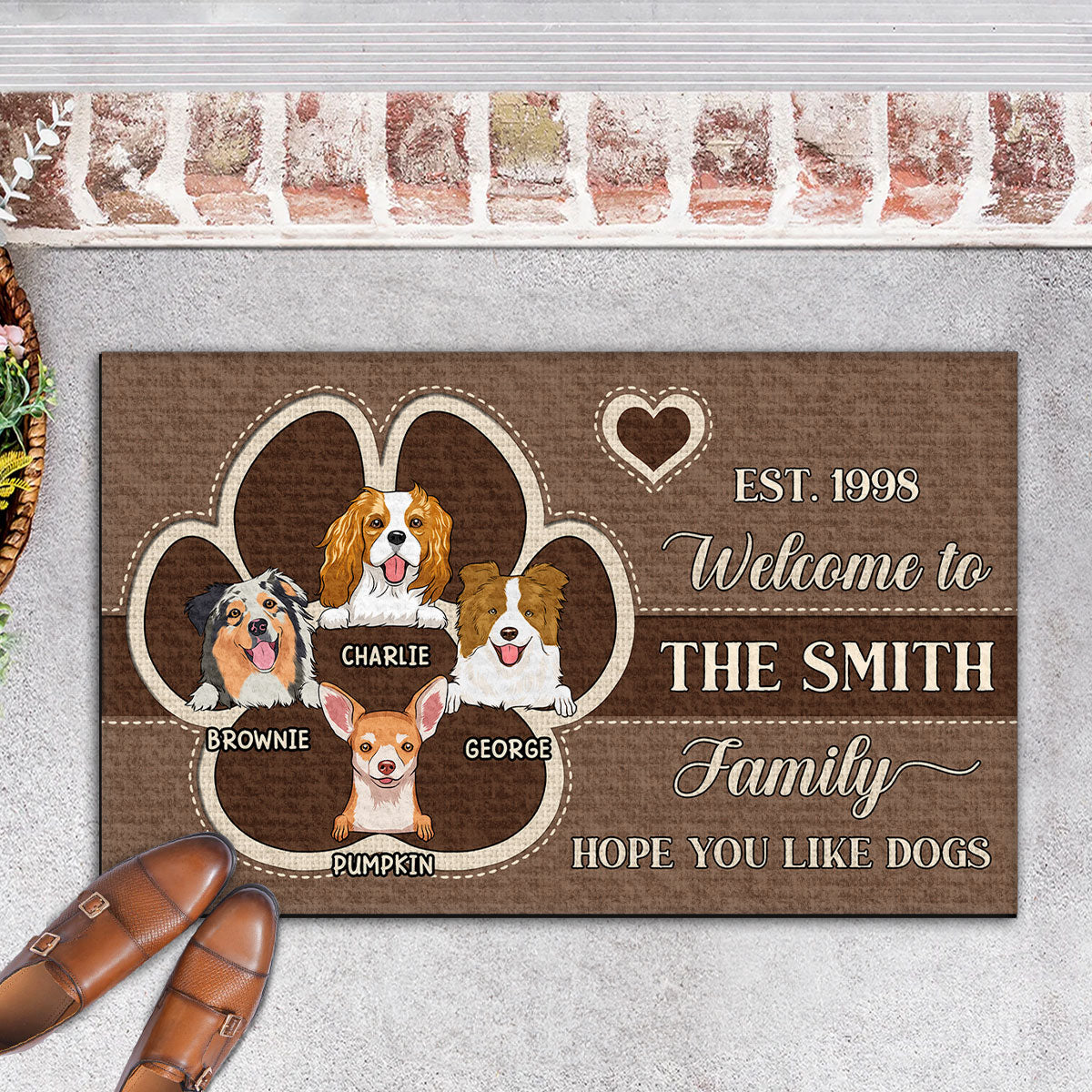 Personalized Pet Doormat - A Warm Welcome for Your Home