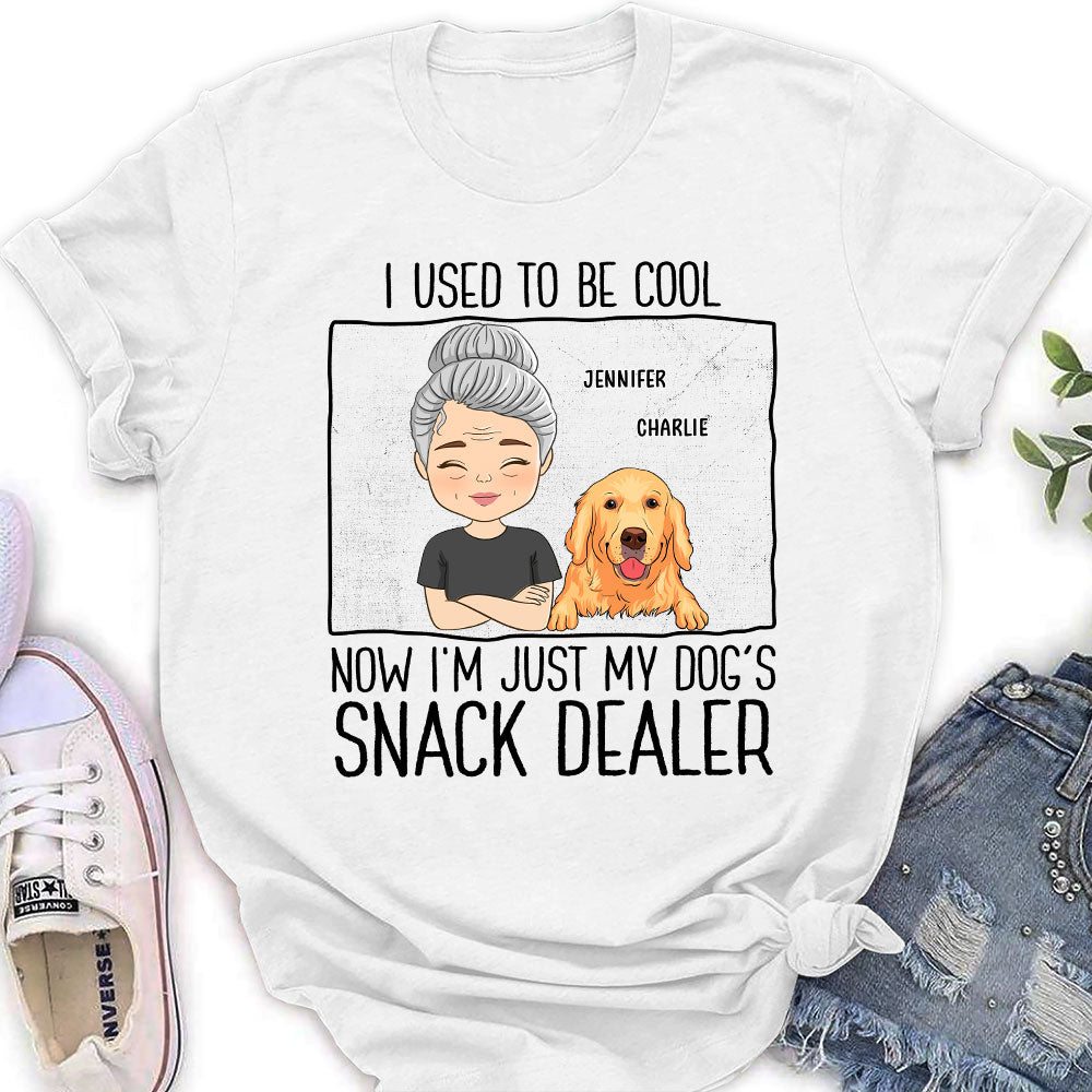 Personalized Just A Snack Dealer Women's T - shirt: Ideal Gift for Pet Lovers