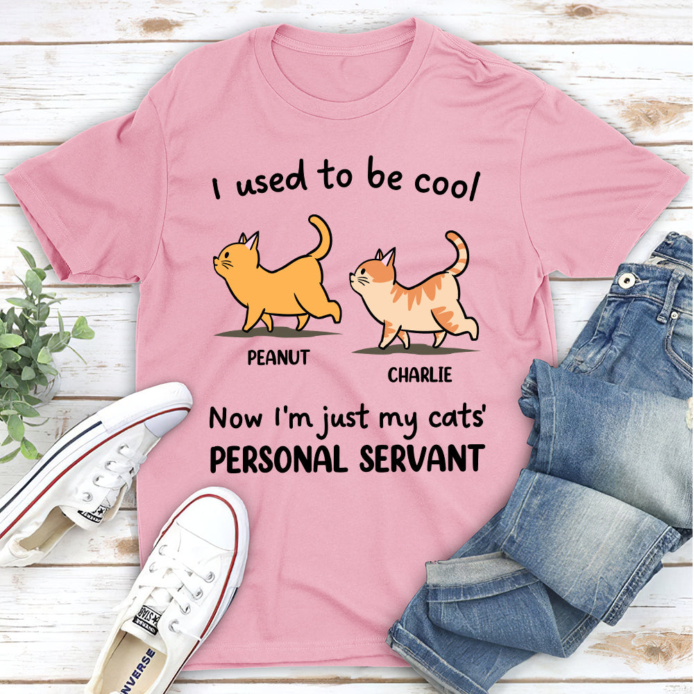 Just My Cat Servant Personalized Custom Unisex T - Shirt: Ideal Gift for Pet Lovers