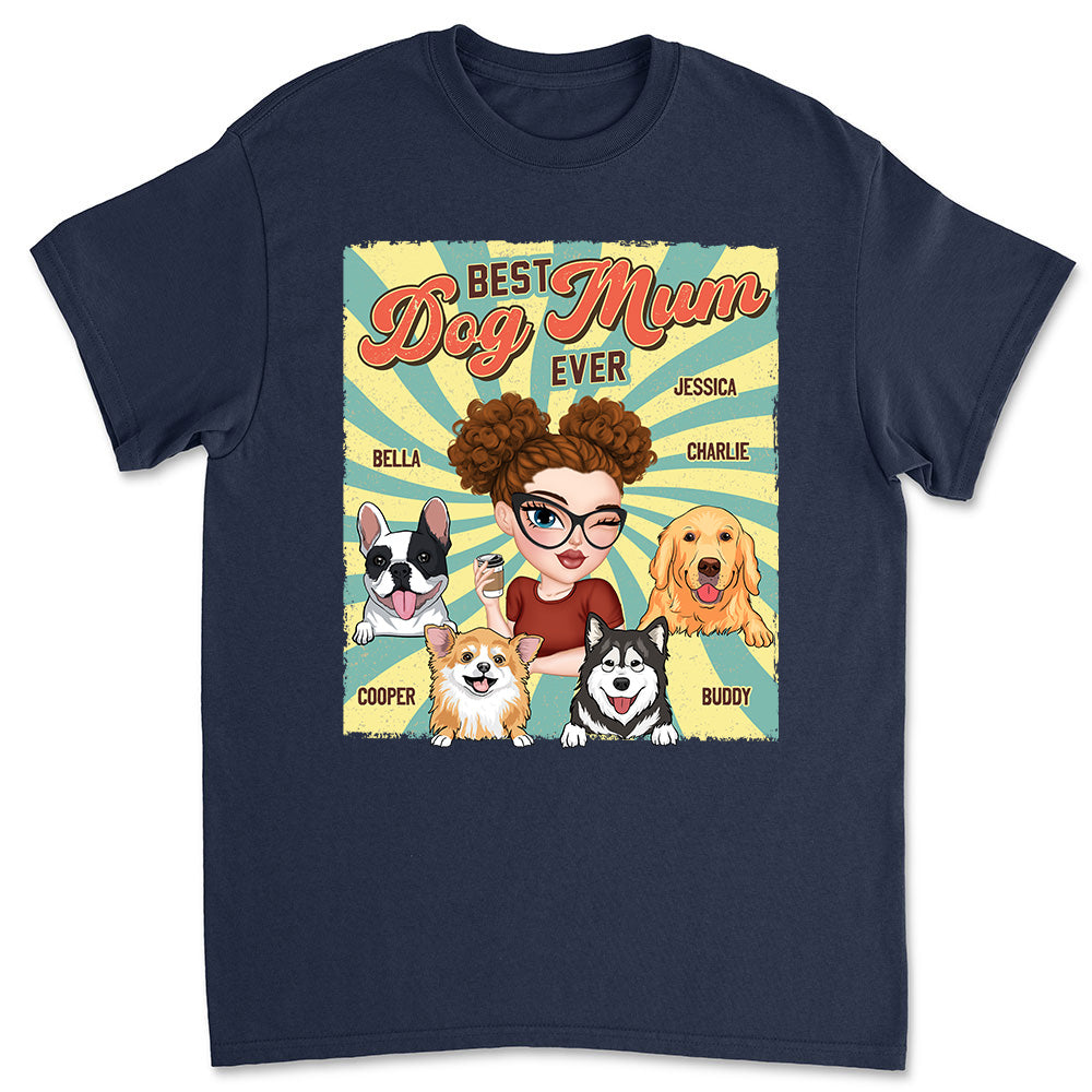 Customizable Retro Funny Dog Unisex T-shirt - Ideal Gift for Pet Lovers