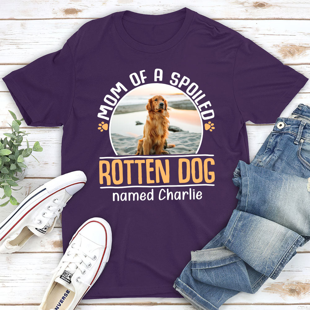 Personalized Custom Unisex T-shirt for Spoiled Dog Moms