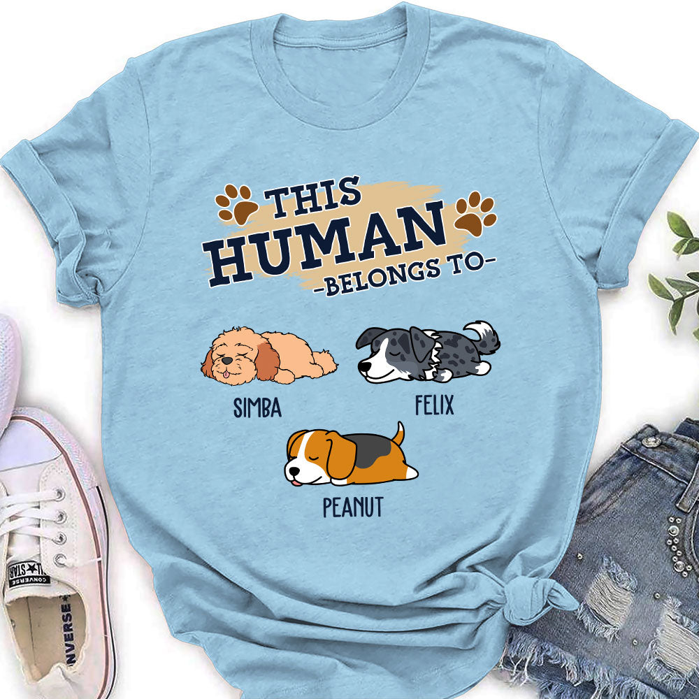 This Human Version 2 - Customizable Personalized Women's Pet Lover T-shirt