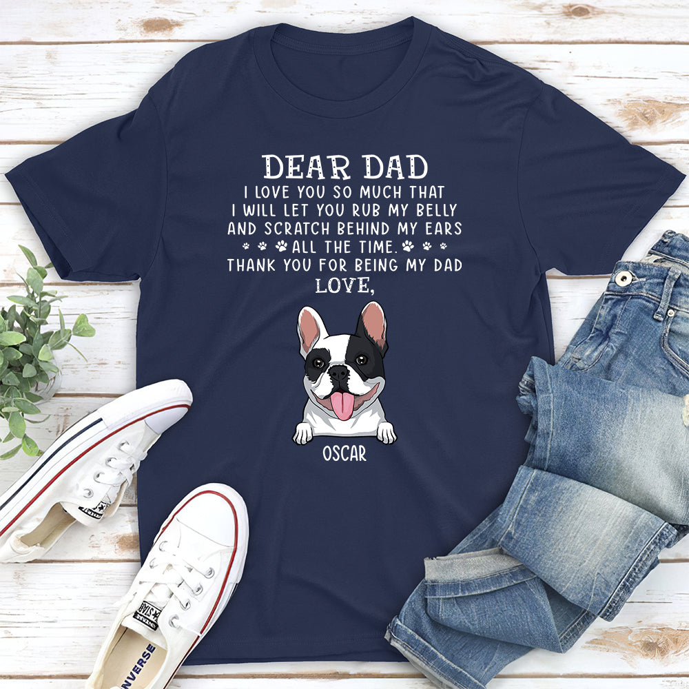 Love You So Much 2 - Customizable Unisex Personalized T-shirt for Pet Lovers