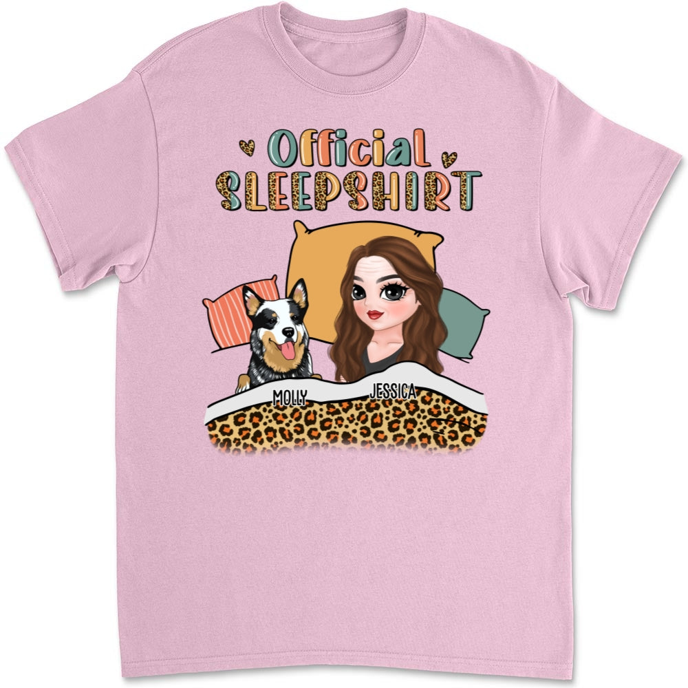 Personalized Custom Unisex Sleepshirt Version 2 - Ideal Gift for Pet Lovers