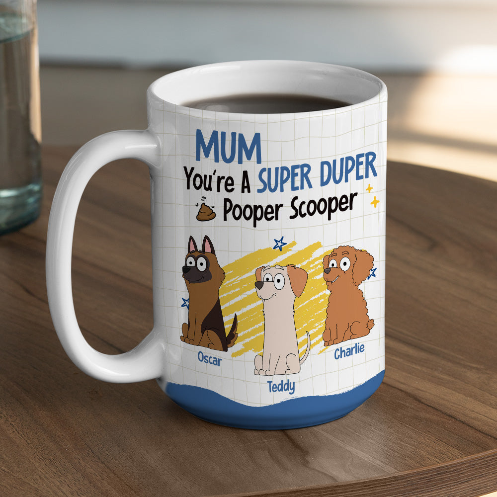 Personalized Custom Pooper Scooper - The Perfect Coffee Mug for Every Beverage