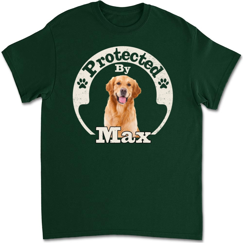 Personalized Human & Dog Photo Ver 2 Unisex T-Shirt - Ideal Gift for Pet Lovers
